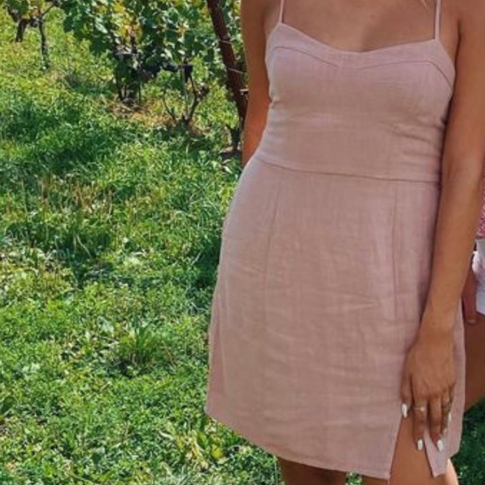 Aeropostale Blush Pink Strappy Dress